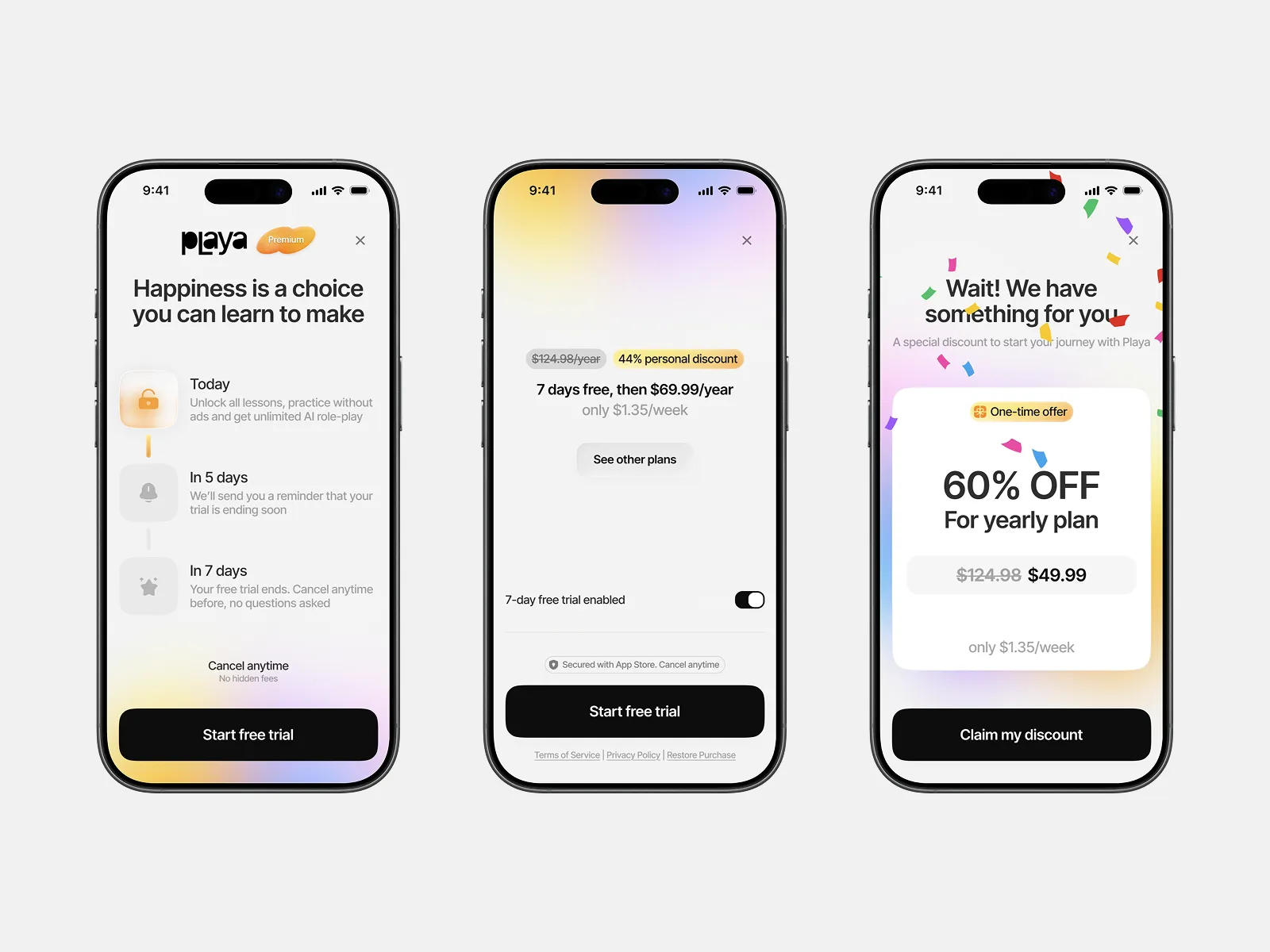 Playa's paywalls